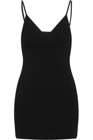 Jacquemus Sukienki, Kobieta, Czarny, 2XS, Czarna Sukienka dla Kobiet Elegancki Styl