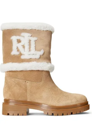 Ralph Lauren Buty, Kobieta, brązowy, 38 EU, Stylowe buty zimowe