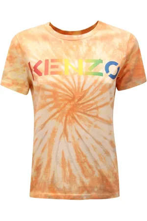 Kenzo Koszulki, Kobieta, Pomarańczowy, S, Stylowy Sweter