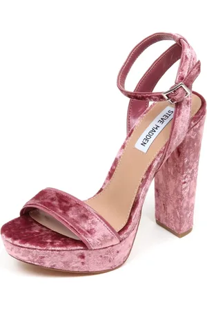 Steve Madden Buty, Kobieta, Różowy, 38 EU, Welwetowe Insomnia Blush Sandał