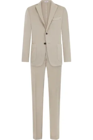 Boglioli Garnitury, Mężczyzna, Szary, L, Tinto Terra Stretch Cotton K-Suit