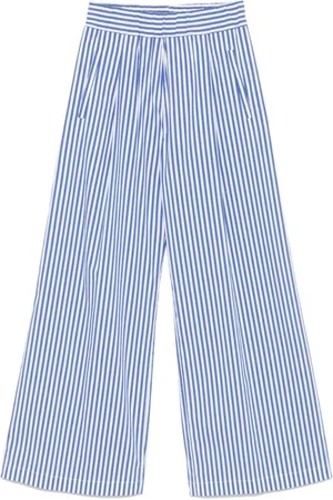 SEMICOUTURE Spodnie, Kobieta, Niebieski, M, Niebieskie Spodnie z Elastycznym Pasem