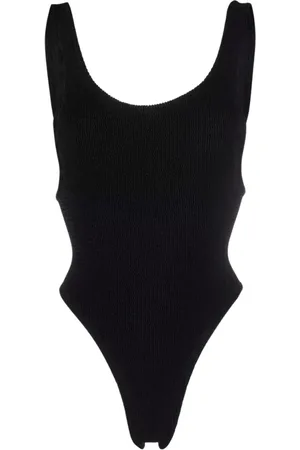Reina Olga Stroje kąpielowe, Kobieta, Czarny, ONE SIZE, Czarny strój jednoczęściowy Ruby