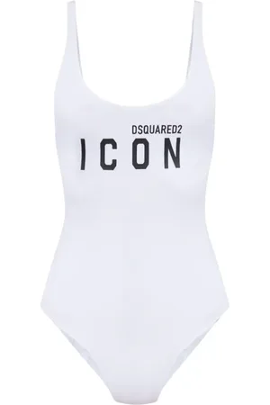 Dsquared2 Stroje kąpielowe, Kobieta, Biały, M, Strój kąpielowy Icon