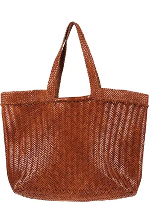 Dragon Diffusion Torebki, Kobieta, brązowy, ONE SIZE, Brązowa Torba Shopper Elegancki Styl