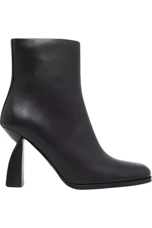 NODALETO Buty, Kobieta, Czarny, 38 EU, Skóra, Czarne botki Angel Billie