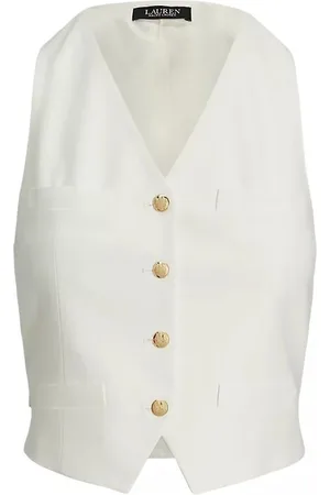 Ralph Lauren Kurtki, Kobieta, Biały, XS, Kamizelka