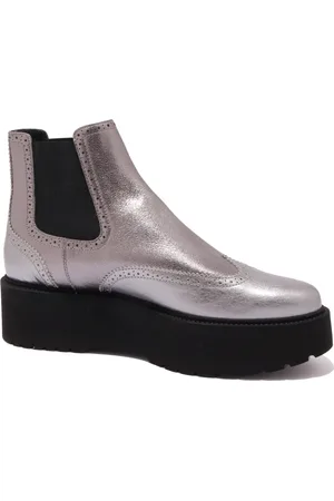 Hogan Buty, Kobieta, Szary, 40 EU, Beatles Srebrne Buty Efekt
