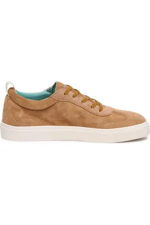 Panchic Buty, Mężczyzna, brązowy, 45 EU, Suede Biscuit Burnt Orange Buty na sznurówki