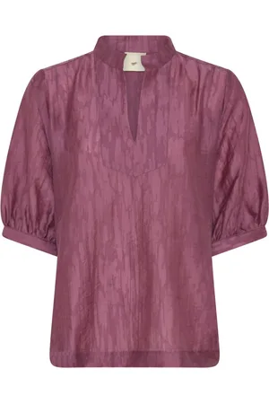 Heartmade Bluzki, Kobieta, Różowy, XS, Elegancka Bluzka z Pufami