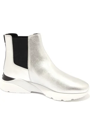 Hogan Buty, Kobieta, Szary, 37 1/2 EU, Srebrne Active One Chelsea Buty But