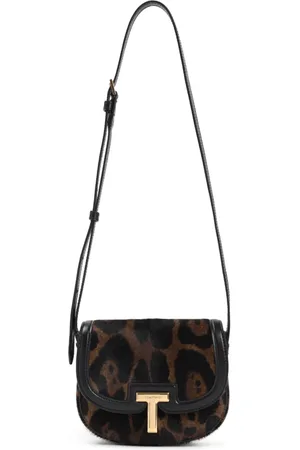 Tom Ford Torebki, Kobieta, brązowy, ONE SIZE, Skóra, Elegancka brązowa torba na ramię