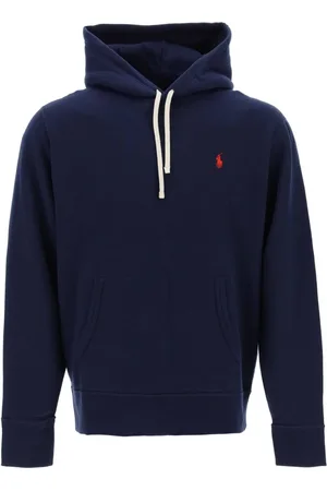 Ralph Lauren Bluzy, Mężczyzna, Niebieski, M, Bluzy z kapturem
