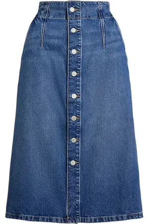 Ralph Lauren Spódnice, Kobieta, Niebieski, W27, Spódnica w modnym stylu