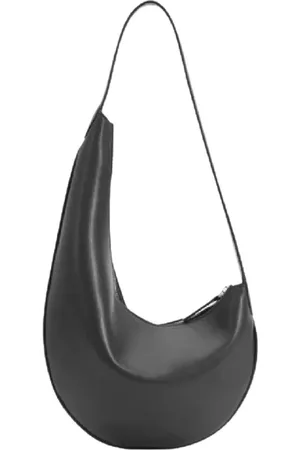 Aesther Ekme Torebki, Kobieta, Czarny, ONE SIZE, Czarna Torebka Lune Mini Hobo