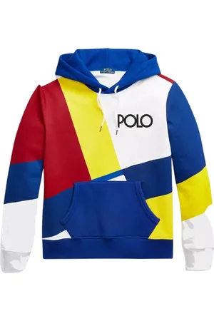 Ralph Lauren Bluzy, Mężczyzna, Wielobarwność, M, Bawełna, Kolorowa bluza dresowa z logo