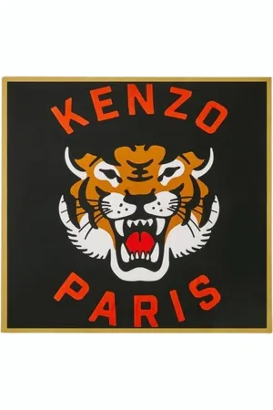 Kenzo Akcesoria, Kobieta, Czarny, ONE SIZE, Stylowa Chusteczka