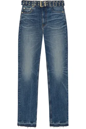 Ganni Jeansy, Kobieta, Niebieski, W29, Jeansyy w Stylu Vintage Niebieskie