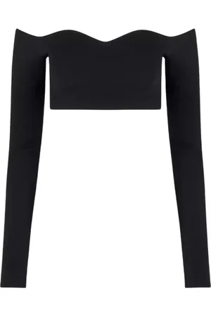 Nina Ricci Koszulki, Kobieta, Czarny, L, Czarny Top z Dekoltem w Sercu
