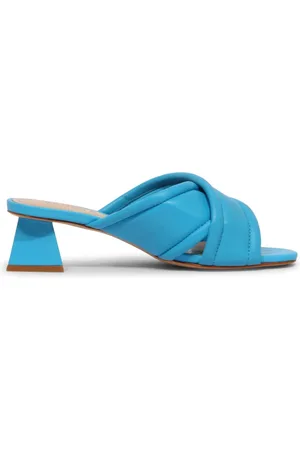 Schutz Buty, Kobieta, Niebieski, 37 EU, Niski Obcas Niebieska Sandał
