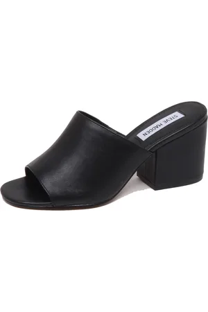 Steve Madden Buty, Kobieta, Czarny, 40 EU, Czarny skórzany sandał but