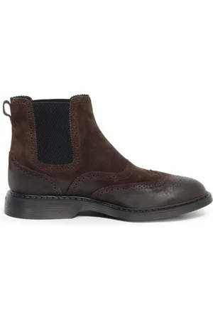 Hogan Buty, Mężczyzna, brązowy, 40 EU, Wintage Chelsea buty z pianką pamięci