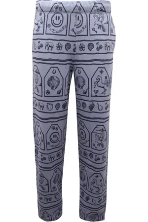 Ganni Spodnie, Kobieta, Niebieski, S, Heather Sweatpants T3014 Program 3557