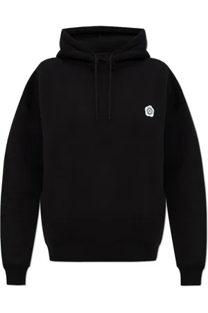 Kenzo Bluzy, Kobieta, Czarny, S, Bawełna, Hoodie