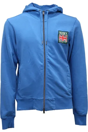 HUSKY Bluzy, Mężczyzna, Niebieski, L, Bluza Peter w niebieskim