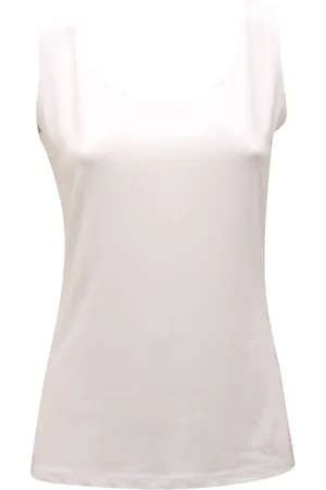 Joseph Ribkoff Koszulki, Kobieta, Biały, L, Bezrękawnik Waniliowy Canotta Model 232269