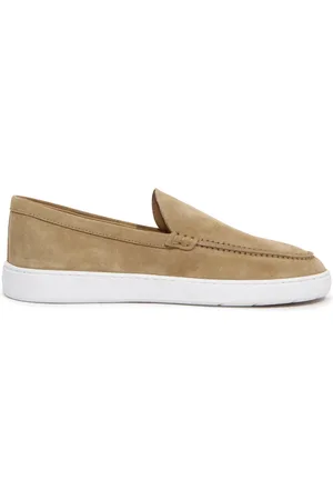 Hogan Buty, Mężczyzna, Beżowy, 44 EU, Zamsz, Loafer zamszowy z technologią Memory Foam