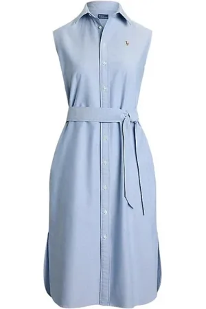 Ralph Lauren Sukienki, Kobieta, Niebieski, S, Elegancka Sukienka dla Kobiet