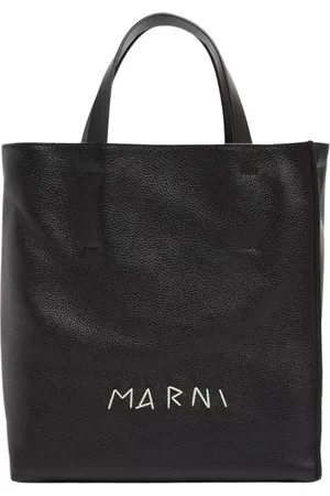 Marni Torebki, Kobieta, Czarny, ONE SIZE, Czarna Shopperka Museo Small