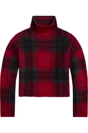 Ralph Lauren Swetry, Kobieta, Czerwony, L, Szachownicowy golf