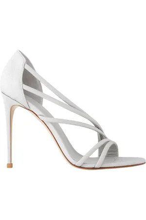 LE SILLA Buty, Kobieta, Szary, 38 EU, Srebrne sandały na szpilce Scarlet