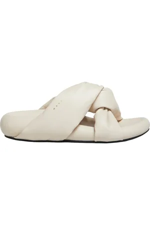 Marni Buty, Kobieta, Beżowy, 36 EU, Skóra, Bubble Sandal