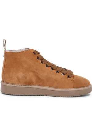 Panchic Buty, Kobieta, brązowy, 37 EU, Zamsz, But z Futrem Ankietowy Brązowy Cukier