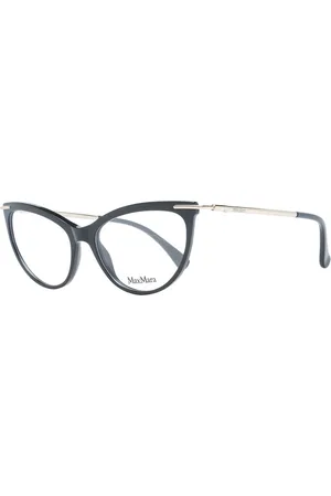 Max Mara Akcesoria, Kobieta, Czarny, ONE SIZE, Czarne Okulary Optyczne Cat Eye Damskie