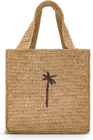 MANEBI Torebki, Kobieta, Beżowy, ONE SIZE, Plecak Woven Straw Beżowy