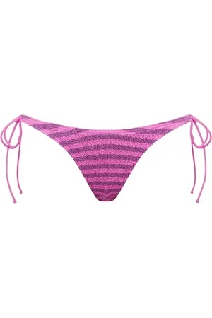 Bond Eye Stroje kąpielowe, Kobieta, Różowy, ONE SIZE, Nylon, Pasujący do bikini w paski Serenity Styl