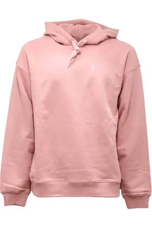 Moschino Bluzy, Mężczyzna, Różowy, S, Bluza z nadrukiem retro w różowym