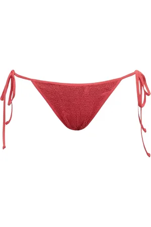 Bond Eye Stroje kąpielowe, Kobieta, Czerwony, ONE SIZE, Czerwony Dół Bikini z Printem Palm