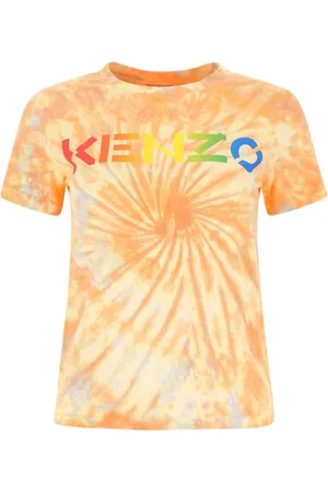 Kenzo Koszulki, Kobieta, Pomarańczowy, L, Wysokiej jakości damska koszulka T-shirt