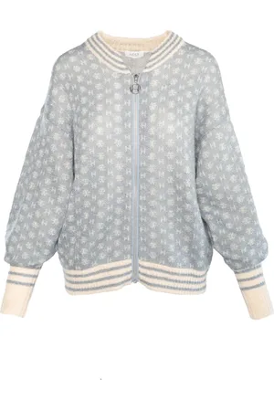 Hest Swetry, Kobieta, Szary, S, Denim, Krótka Sweterkowa Kamizelka Mini H