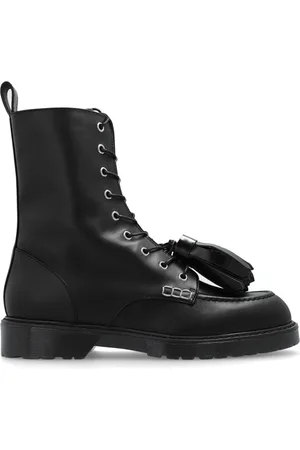 J.W.Anderson Buty, Kobieta, Czarny, 37 EU, Skóra, Sznurowane Botki do Kostki