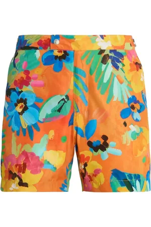 Ralph Lauren Stroje kąpielowe, Mężczyzna, Wielobarwność, W34, Poliester, Kąpielówki w kwiaty