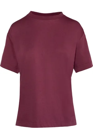 Hest Koszulki, Kobieta, Czerwony, M, Miękki T-shirt z Krótkimi Rękawami i Okrągłym Dekoltem