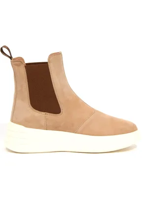 Hogan Buty, Kobieta, Beżowy, 40 EU, Rebel Chelsea botki