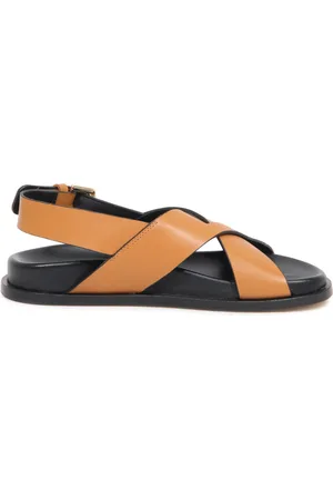 Guglielmo Rotta Buty, Kobieta, brązowy, 36 EU, Skóra, Sandał Tilly z Rancho Skóra