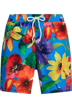 Ralph Lauren Stroje kąpielowe, Mężczyzna, Wielobarwność, M, Kąpielówki w kwiaty